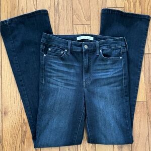 Ella Moss Denim Blue Jeans Señorita High Rise Boot Leg Cowboy Style Junior Sz 27